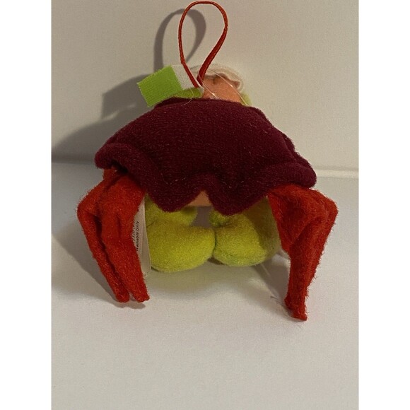 Disney Little Mermaid Plush Christmas Ornament Flounder Sebastian 1987 McDonalds - Picture 15 of 16
